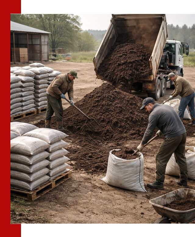 Доставка компоста оптом и в розницу в Братске