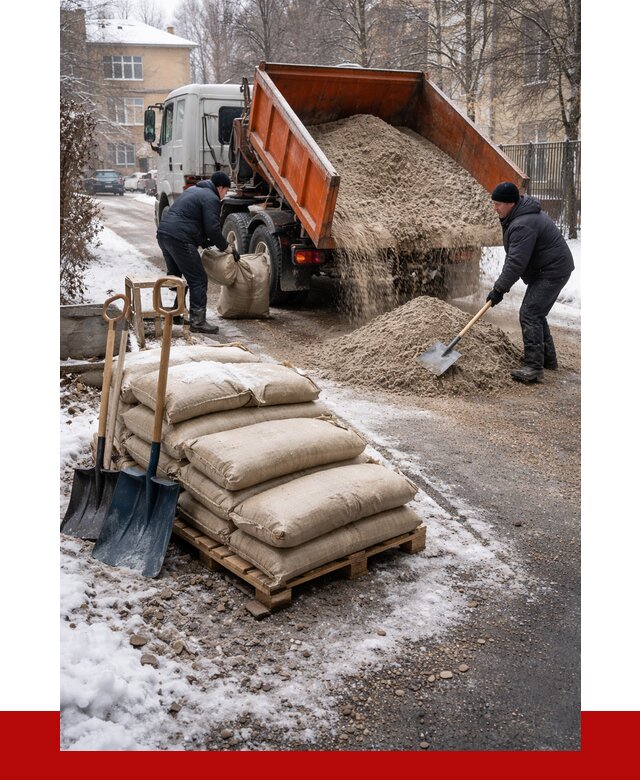 Противогололедные материалы оптом в Братске от 4286 р. | ПРОНЕРУДБрт