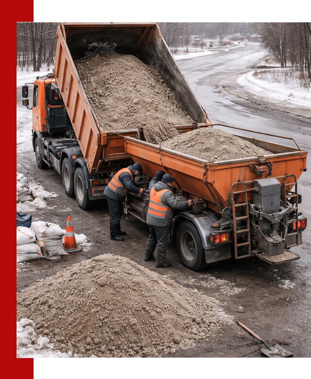 Поставка и вывоз пескосоля в Братске оптом и в розницу