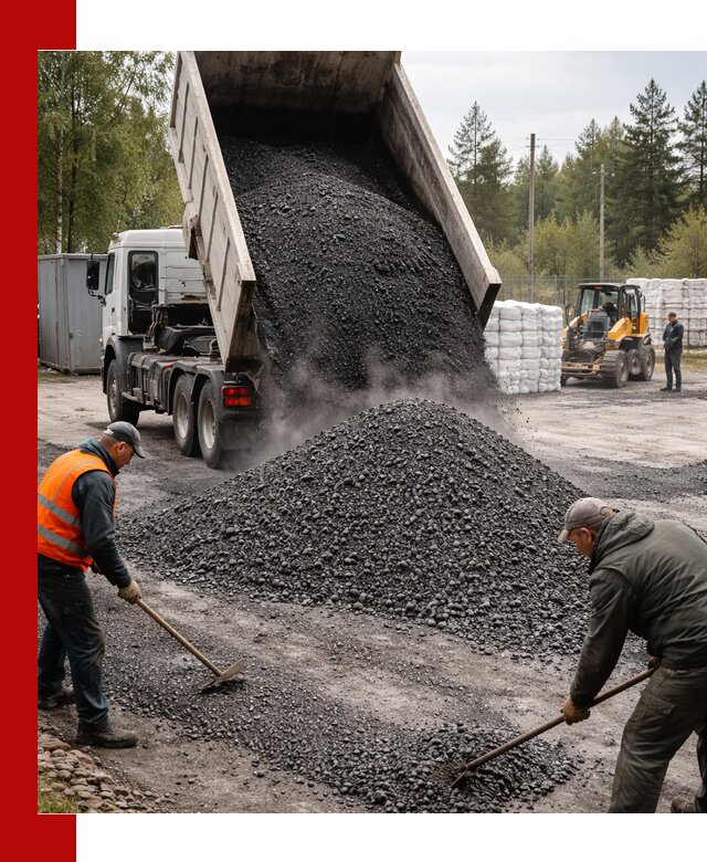 Доставка и продажа асфальтного гранулята в Братске