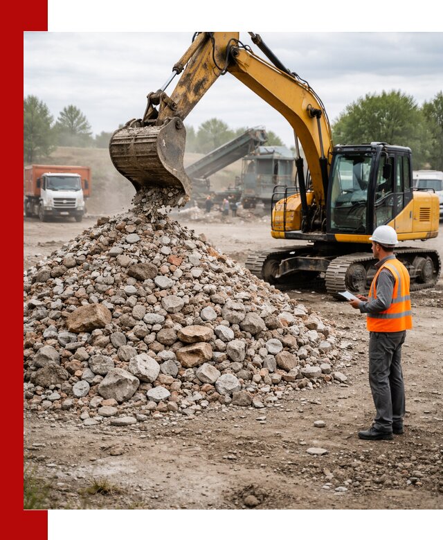Доставка и вывоз строительного боя в Братске