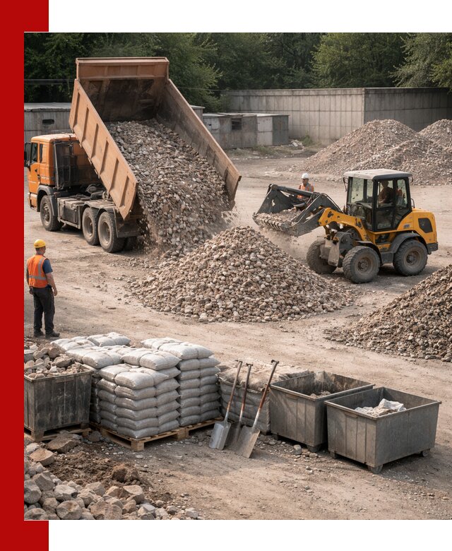 Вторичные материалы для отсыпки в Братске — поставка и доставка