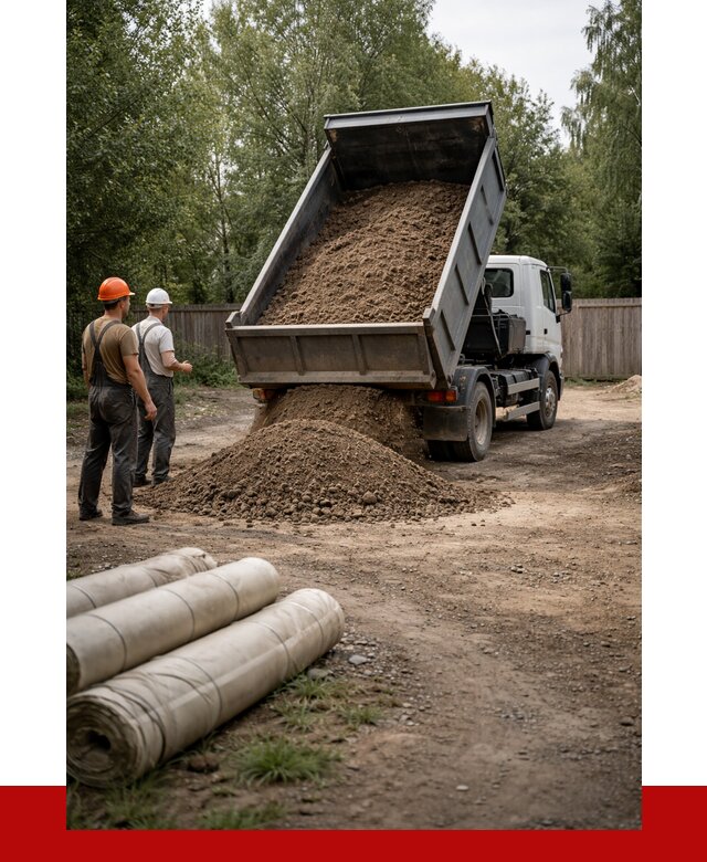 Доставка сыпучих материалов самосвалом в [cvi] от 4286 р. | ПРОНЕРУДБрт