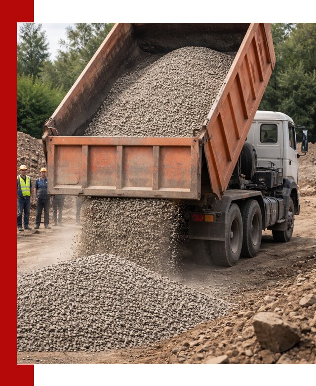 Доставка сыпучих материалов самосвалом в Братске быстро и надежно