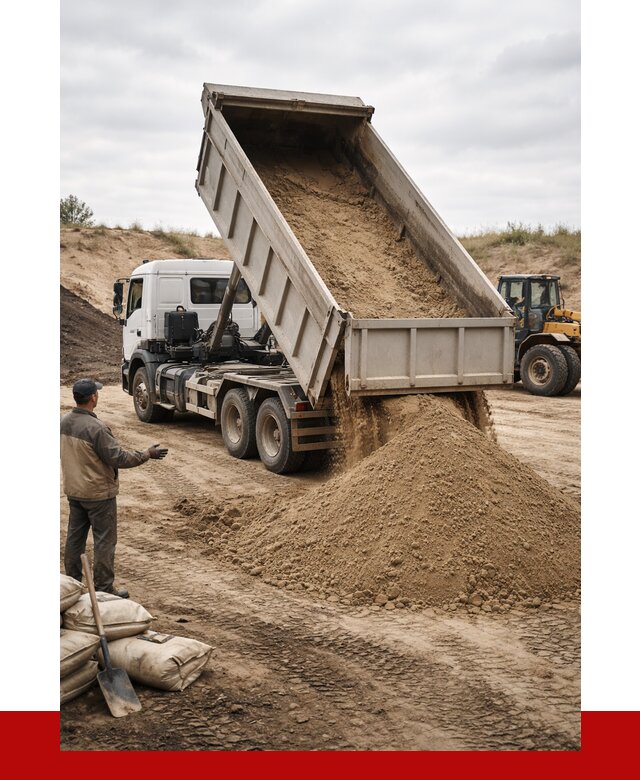 Доставка самосвалом 20 кубов в Братске от 7653 р. | ПРОНЕРУДБрт