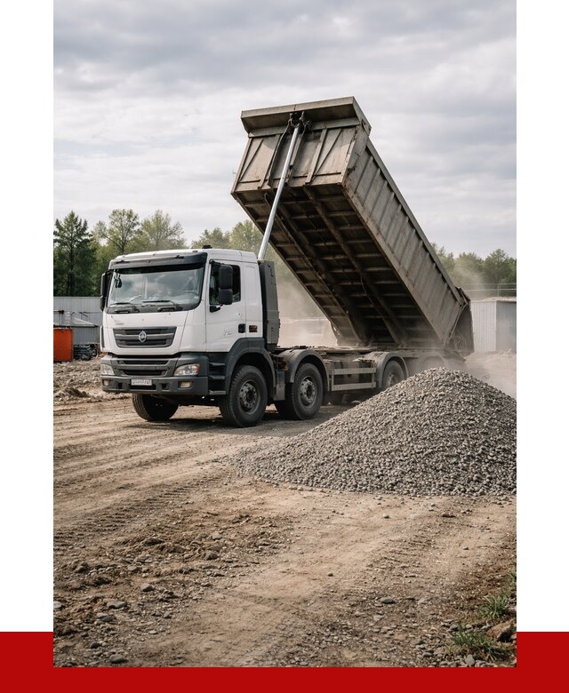 Доставка самосвалом 40 кубов в Братске от 9184 р. | ПРОНЕРУДБрт