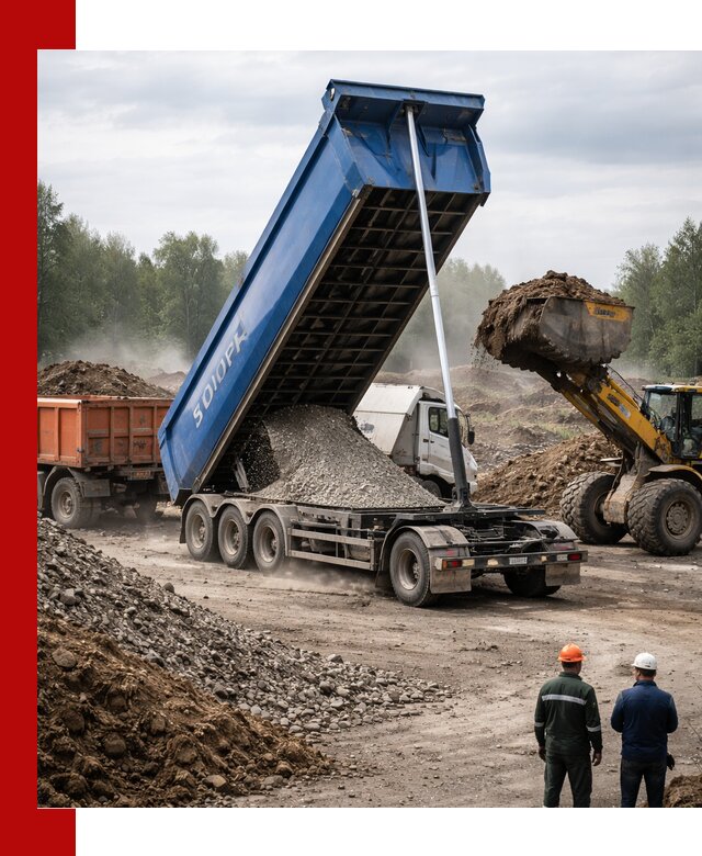 Аренда тонар 40 тонн в Братске с доставкой материалов