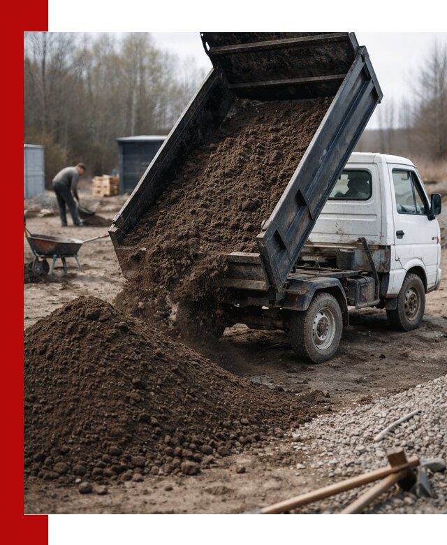 Аренда минисамосвала в Братске для доставки сыпучих материалов