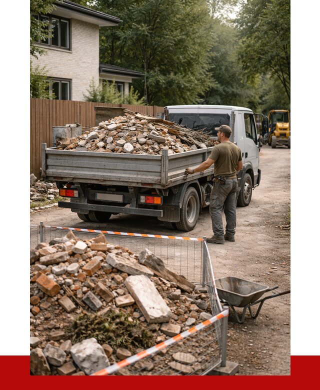 Вывоз строительного мусора с погрузкой в Братске от 7653 р | ПРОНЕРУДБрт