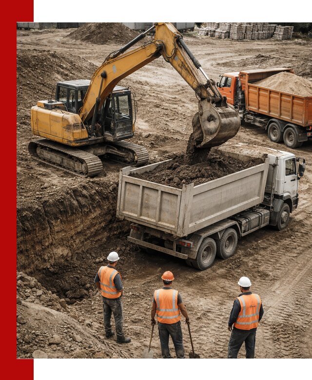 Разработка грунта для строительства и благоустройства в Братске